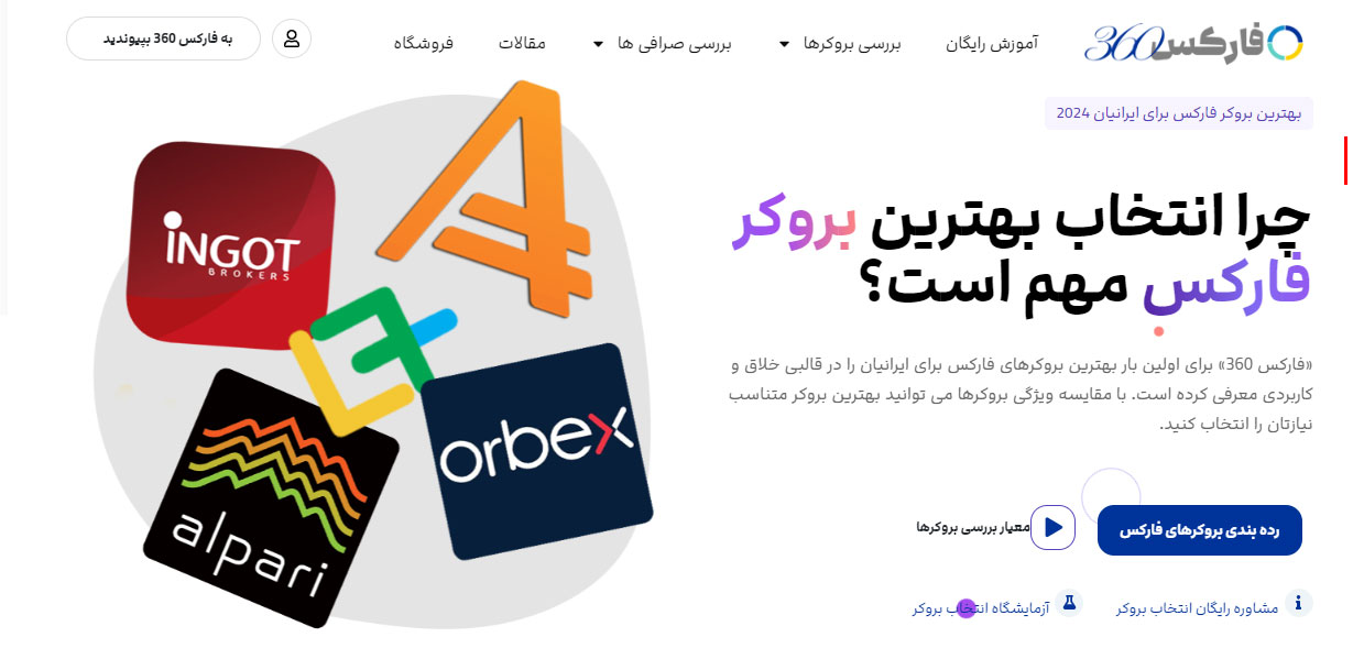 فارکس 360 Fx360.ir بهترین انتخاب برای تریدهای فارکس در ایران