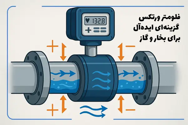 نقش فلومتر مگنتیک در کنترل جریان مایعات رسانا