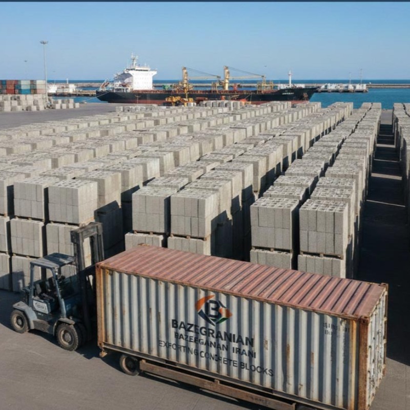 صادرات بلوک سیمانی سبک