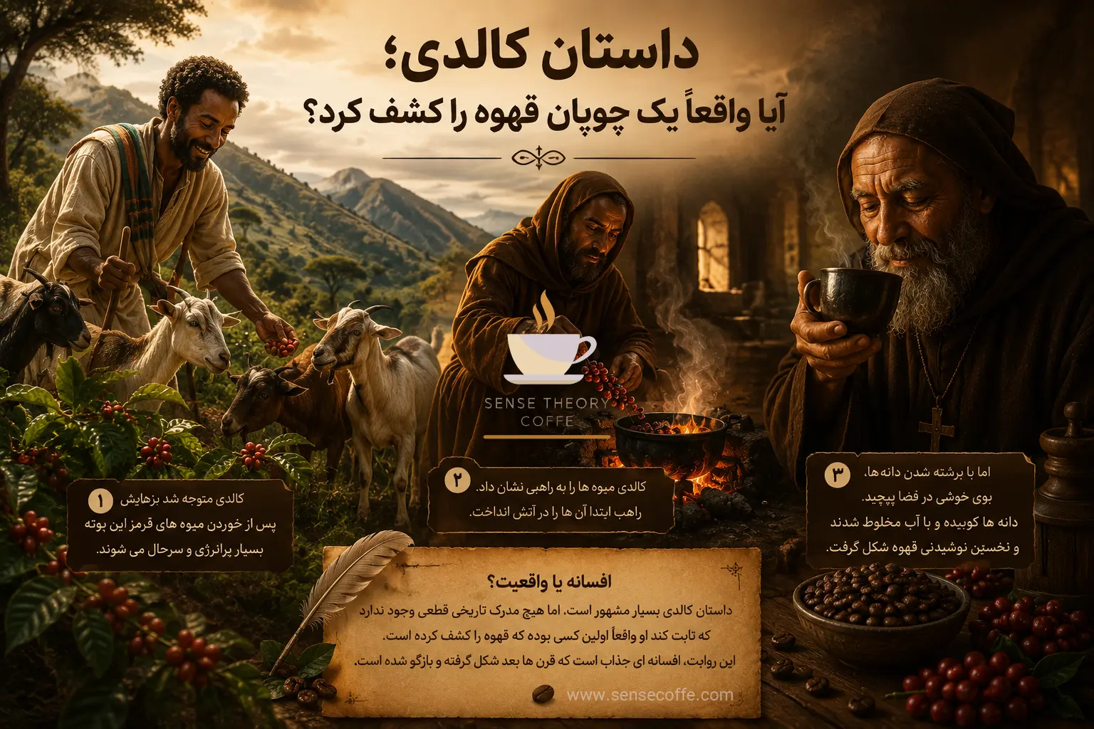 قهوه چگونه کشف شد