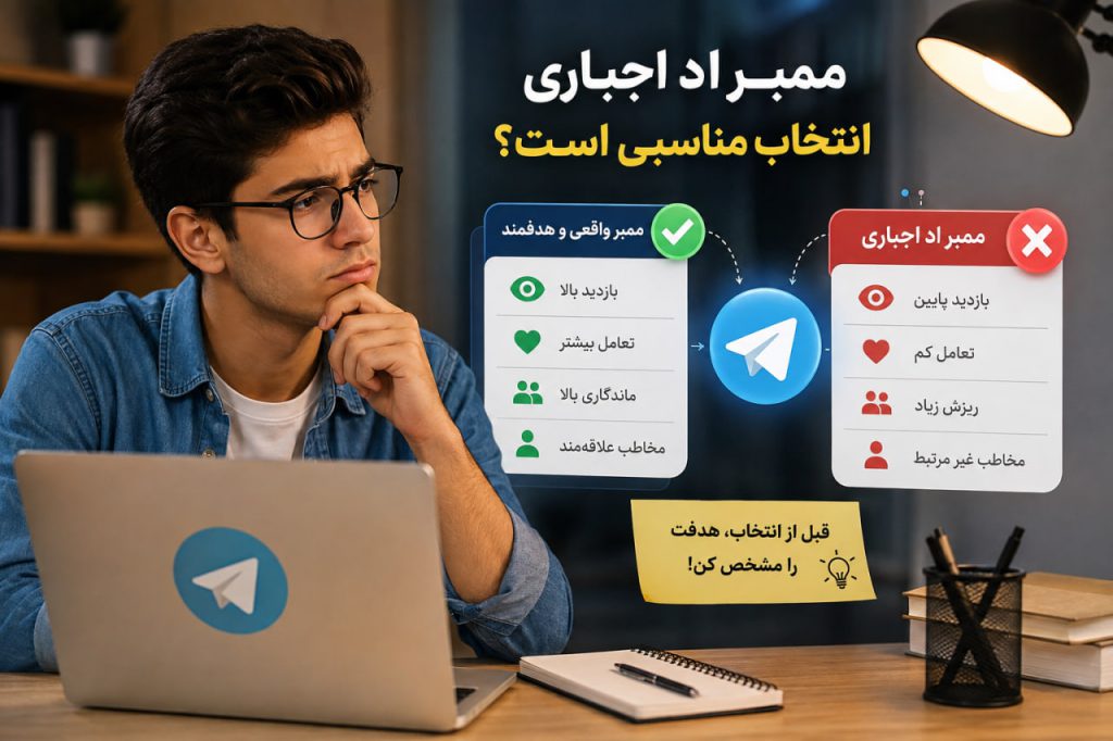 ممبر اد اجباری انتخاب مناسبی برای کانال تلگرام است؟