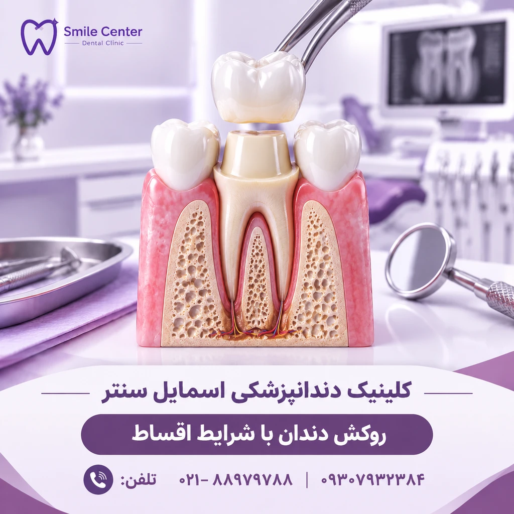 قیمت و مراحل نصب روکش دندان در کلینیک اسمایل سنتر